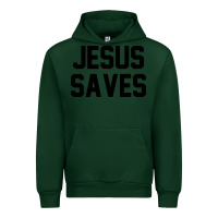 Forest Green jesus saves christian faith trust in god lord christ Urban Hoodie - artisFamous
