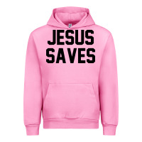 Fuchsia Pink jesus saves christian faith trust in god lord christ Urban Hoodie - artisFamous
