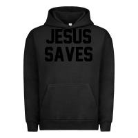 Pigment Black jesus saves christian faith trust in god lord christ Urban Hoodie - artisFamous