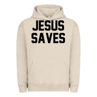 Pigment French Oak jesus saves christian faith trust in god lord christ Urban Hoodie - artisFamous