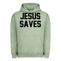 Pigment Oil Green jesus saves christian faith trust in god lord christ Urban Hoodie - artisFamous