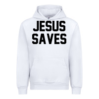 White jesus saves christian faith trust in god lord christ Urban Hoodie - artisFamous