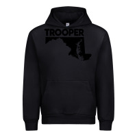 Black maryland state trooper Urban Hoodie - artisFamous