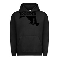 Pigment Black maryland state trooper Urban Hoodie - artisFamous
