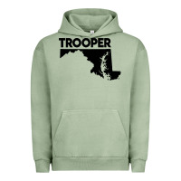 Pigment Oil Green maryland state trooper Urban Hoodie - artisFamous