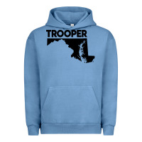 Pigment Pebble Blue maryland state trooper Urban Hoodie - artisFamous