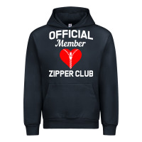Navy open heart surgery zipper club bypass get well recovery gift Urban Hoodie - artisFamous