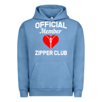 Pigment Pebble Blue open heart surgery zipper club bypass get well recovery gift Urban Hoodie - artisFamous