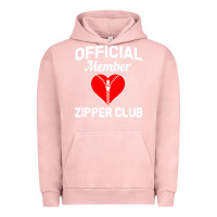 Pigment Salmon open heart surgery zipper club bypass get well recovery gift Urban Hoodie - artisFamous