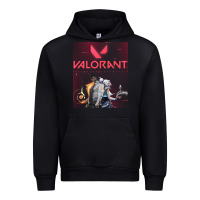 Black valorant gaming design Urban Hoodie - artisFamous