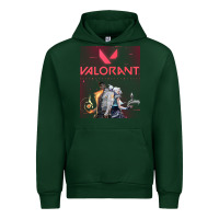 Forest Green valorant gaming design Urban Hoodie - artisFamous