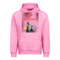 Fuchsia Pink valorant gaming design Urban Hoodie - artisFamous