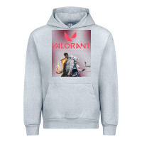 Heather Grey valorant gaming design Urban Hoodie - artisFamous