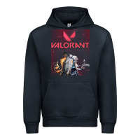 Navy valorant gaming design Urban Hoodie - artisFamous
