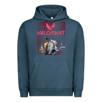 Pigment Midnight Navy valorant gaming design Urban Hoodie - artisFamous
