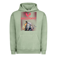 Pigment Oil Green valorant gaming design Urban Hoodie - artisFamous