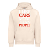 Sandshell I LIKE CARS MORE THAN PEOPLE Urban Hoodie - artisFamous
