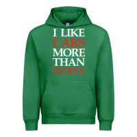 Emerald I LIKE CARS MORE THAN PEOPLE Urban Hoodie - artisFamous