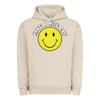 Pigment French Oak retro   have a nice day   smile happy face Urban Hoodie - artisFamous