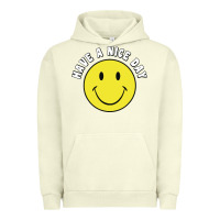 Pigment Pistachio retro   have a nice day   smile happy face Urban Hoodie - artisFamous