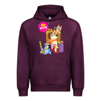 Mauve Wine bluey mom dad funny queen for family lover t shirt Urban Hoodie - artisFamous