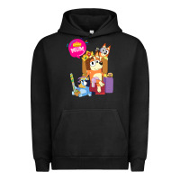 Pigment Black bluey mom dad funny queen for family lover t shirt Urban Hoodie - artisFamous