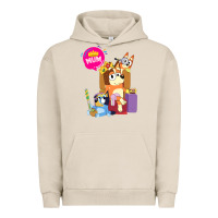 Pigment French Oak bluey mom dad funny queen for family lover t shirt Urban Hoodie - artisFamous