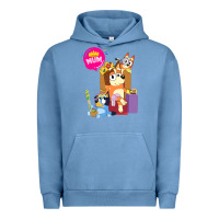 Pigment Pebble Blue bluey mom dad funny queen for family lover t shirt Urban Hoodie - artisFamous