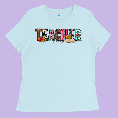 Teacher Ladies Tee Designed By Oliviacreatesart