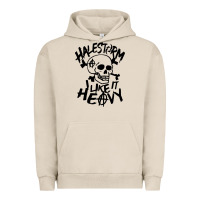 Pigment French Oak Skull I like It Heovy Halestorm Urban Hoodie - artisFamous