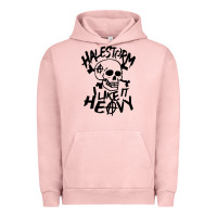 Pigment Salmon Skull I like It Heovy Halestorm Urban Hoodie - artisFamous