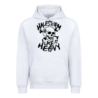 White Skull I like It Heovy Halestorm Urban Hoodie - artisFamous