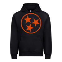 Black tennessee flag vintage grunge distressed graphic Urban Hoodie - artisFamous