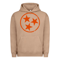 Pigment Burro tennessee flag vintage grunge distressed graphic Urban Hoodie - artisFamous