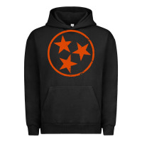Pigment Black tennessee flag vintage grunge distressed graphic Urban Hoodie - artisFamous