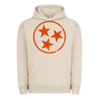 Pigment French Oak tennessee flag vintage grunge distressed graphic Urban Hoodie - artisFamous