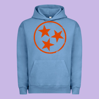 Tennessee Flag Vintage Grunge Distressed Graphic Urban Hoodie Designed By Artisfamous