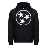 Black tennessee flag vintage grunge distressed graphic Urban Hoodie - artisFamous
