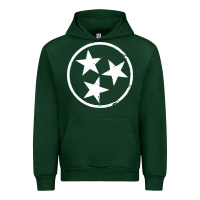 Forest Green tennessee flag vintage grunge distressed graphic Urban Hoodie - artisFamous