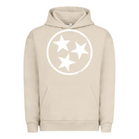 Pigment French Oak tennessee flag vintage grunge distressed graphic Urban Hoodie - artisFamous