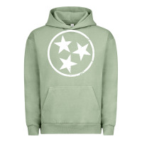 Pigment Oil Green tennessee flag vintage grunge distressed graphic Urban Hoodie - artisFamous