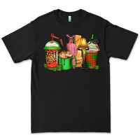 Black christmas movie coffee cups Premium Tee - CowGirlArtShop