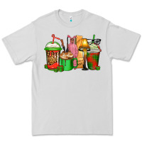 Dove Grey christmas movie coffee cups Premium Tee - CowGirlArtShop
