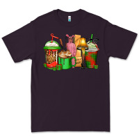 Plum christmas movie coffee cups Premium Tee - CowGirlArtShop