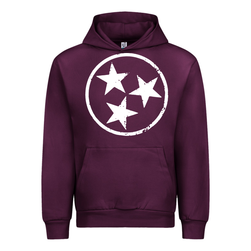 Tennessee Flag Vintage Grunge Distressed Graphic Urban Hoodie by artisFamous | Teevron