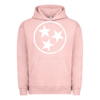 Pigment Salmon tennessee flag vintage grunge distressed graphic Urban Hoodie - artisFamous