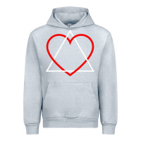 Heather Grey the adoption symbol Urban Hoodie - artisFamous