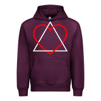 Mauve Wine the adoption symbol Urban Hoodie - artisFamous