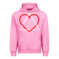 Fuchsia Pink the adoption symbol Urban Hoodie - artisFamous