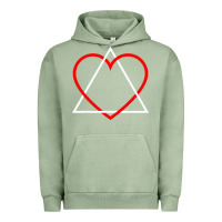 Pigment Oil Green the adoption symbol Urban Hoodie - artisFamous